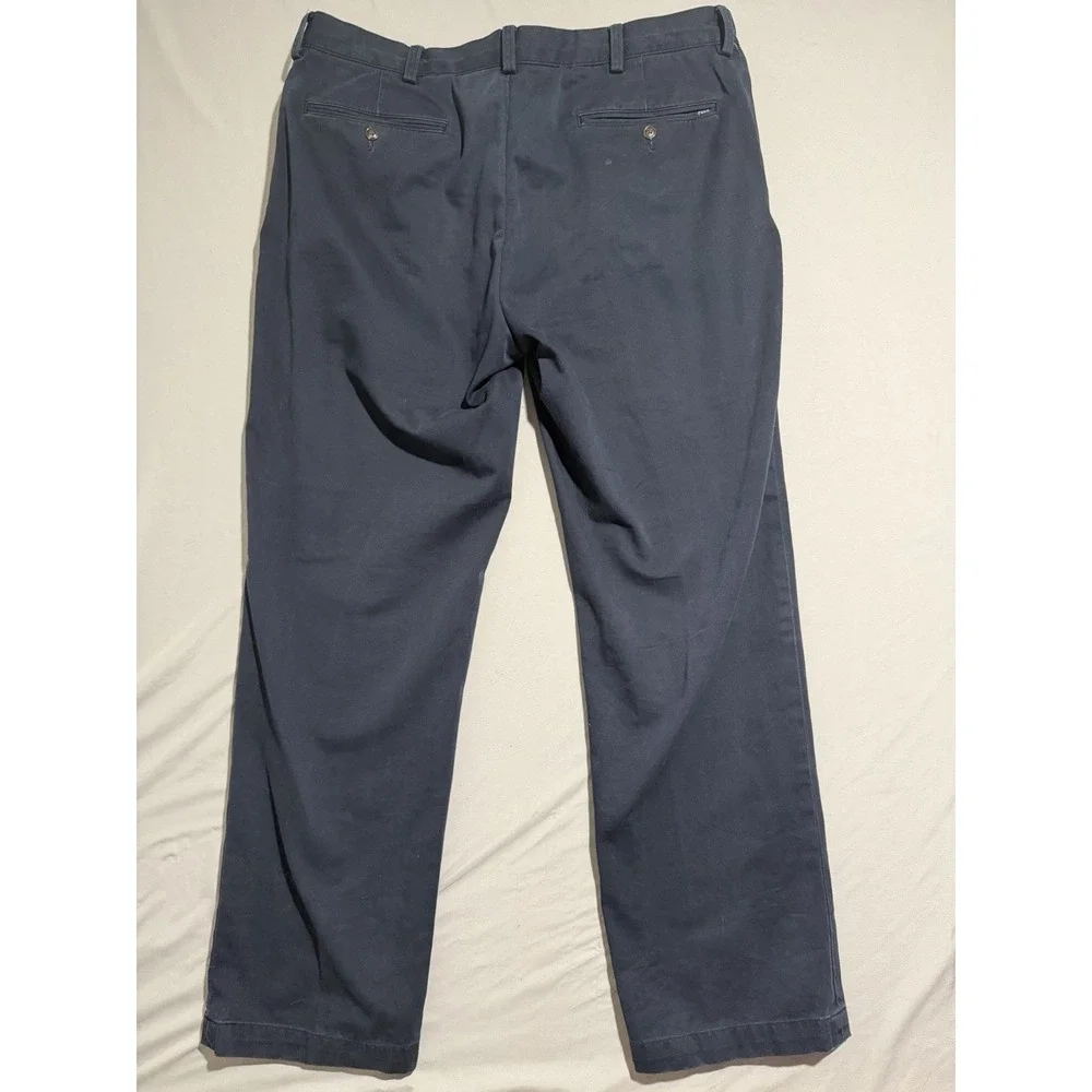 Polo‎ Ralph Lauren classic fit blue slacks pants, men's 36x30, 100% cotton